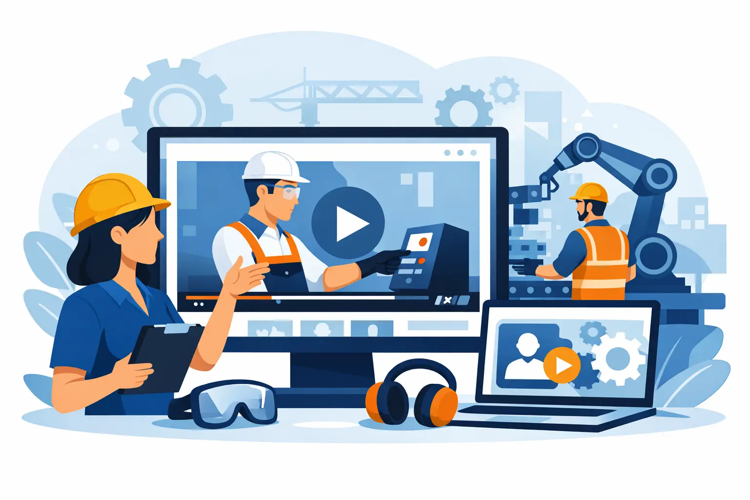A Manufacturing Training Video Guide for Real Operations